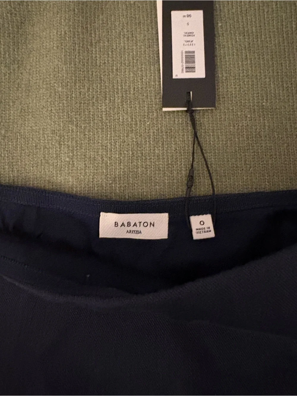 Aritzia Navy Mini Skort